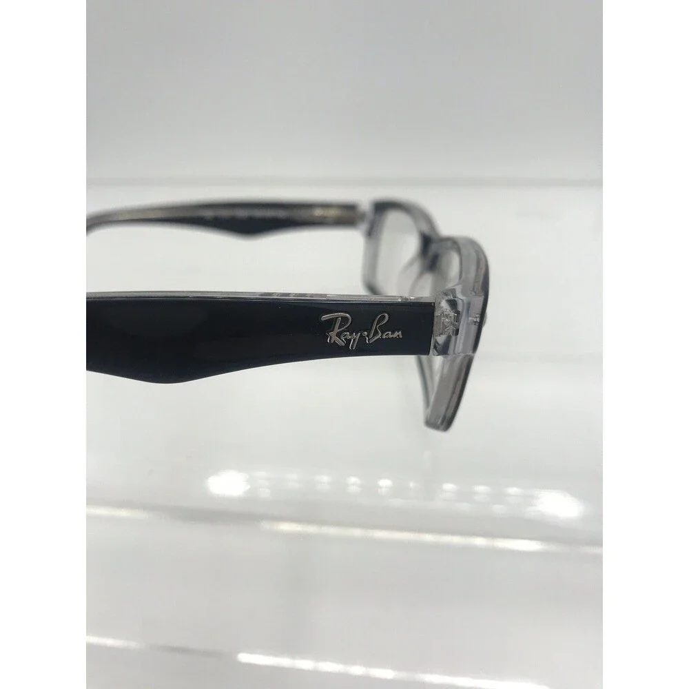 Ray-Ban Black on Transparent Eyeglass Frames 1530 3529 48-16 125 Teen Sz (11-13)